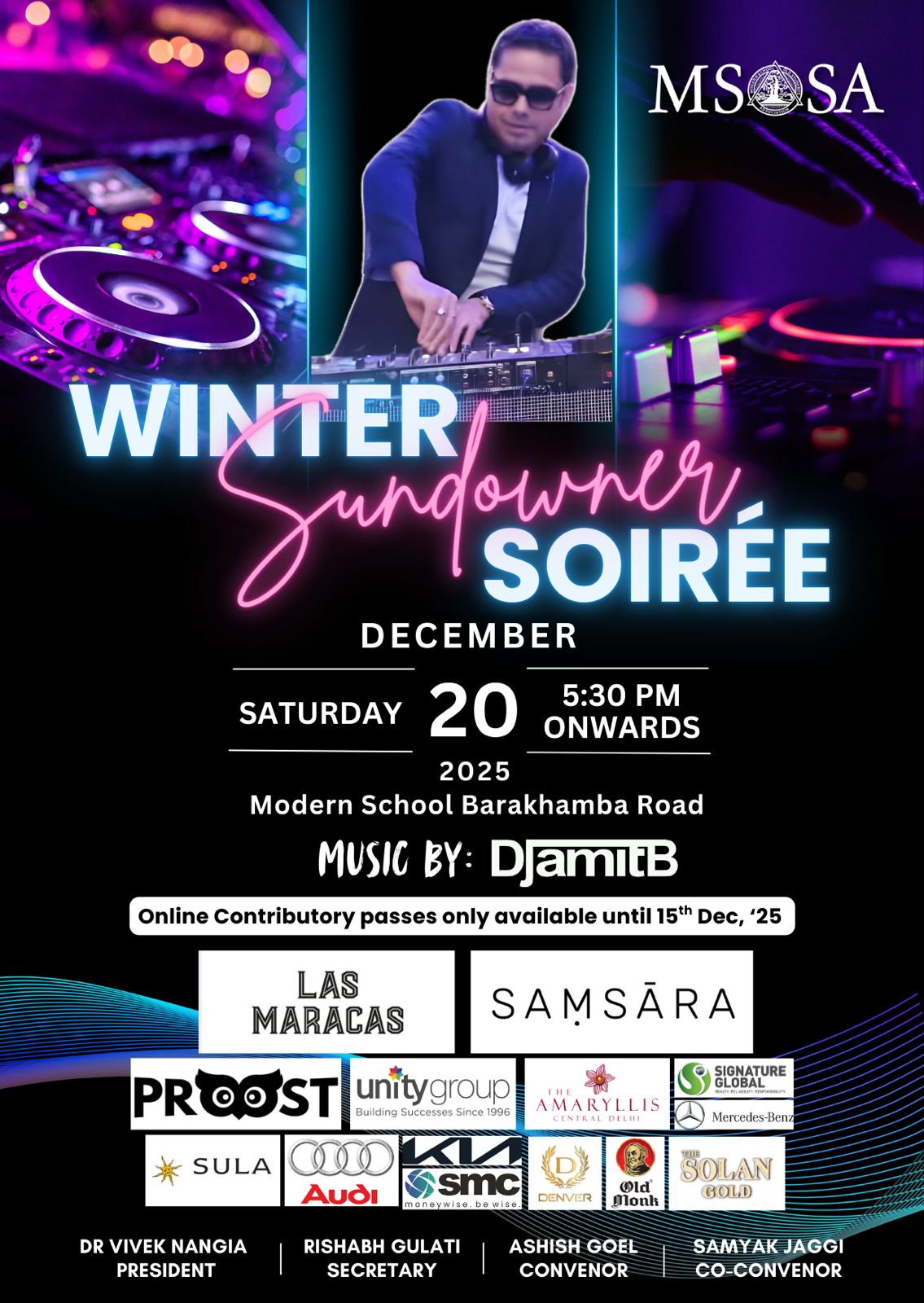 Winter Sundowner Soiree