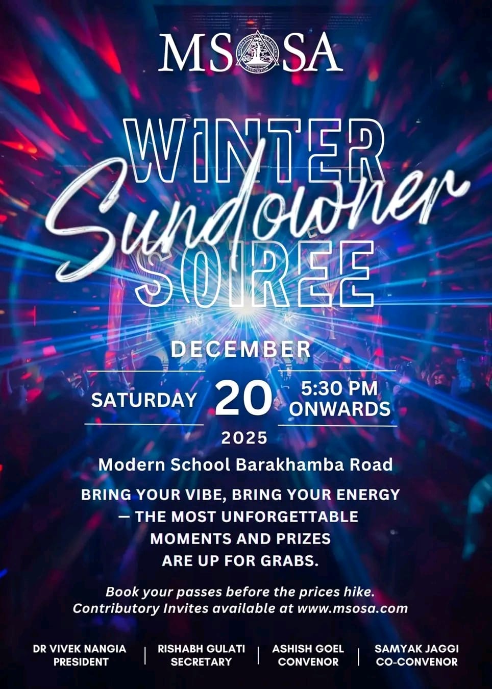 Winter Sundowner Soiree
